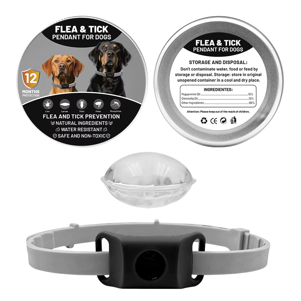 Cedarfur pendant - black
