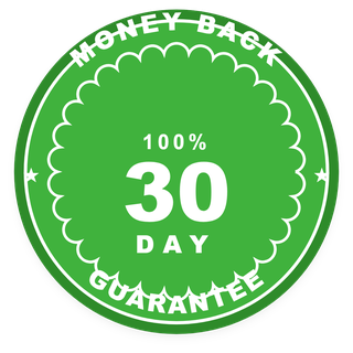 30-day money-back guarantee seal